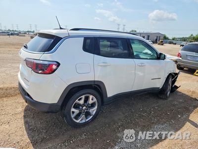 Trzecie zdjęcie samochodu z tyłu: 2019 JEEP COMPASS LIMITED VIN:3C4NJCCB7KT659863 - miniatura