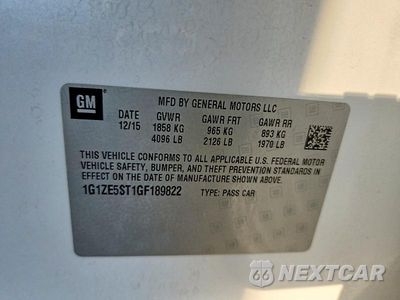 Zdjęcie 12 z 12 samochodu: 2016 CHEVROLET MALIBU LT VIN:1G1ZE5ST1GF189822 - miniatura
