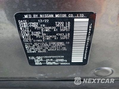 Zdjęcie 25 z 26 samochodu: 2023 NISSAN ARMADA SL VIN:JN8AY2BA5P9402539 - miniatura