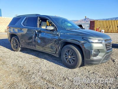 Czwarte zdjęcie samochodu z boku: 2022 CHEVROLET TRAVERSE LT VIN:1GNERGKWXNJ164421 - miniatura