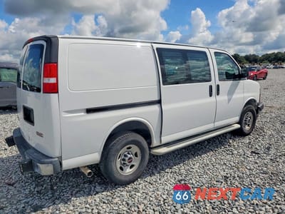 Trzecie zdjęcie samochodu z tyłu: 2021 GMC SAVANA G2500 VIN:1GTW7AFP3M1307159 - miniatura