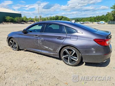 Drugie zdjęcie samochodu z przodu: 2019 HONDA ACCORD SPORT VIN:1HGCV1F38KA038841 - miniatura