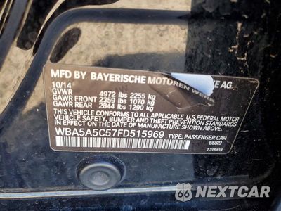 Zdjęcie 12 z 12 samochodu: 2015 BMW 528 I VIN:WBA5A5C57FD515969 - miniatura