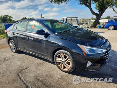 Czwarte zdjęcie samochodu z boku: 2020 HYUNDAI ELANTRA SEL VIN:5NPD84LF6LH548271 - miniatura