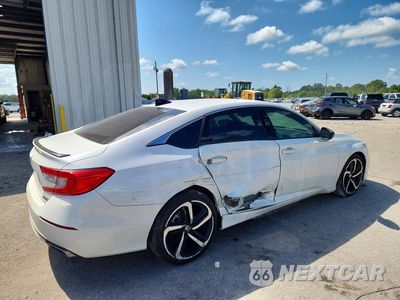 Trzecie zdjęcie samochodu z tyłu: 2021 HONDA ACCORD SPORT SE VIN:1HGCV1F47MA033965 - miniatura