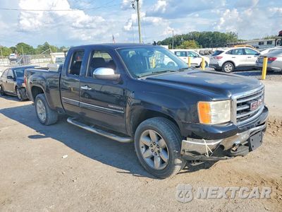 Czwarte zdjęcie samochodu z boku: 2013 GMC SIERRA C1500 SLE VIN:1GTR1VE00DZ189311 - miniatura