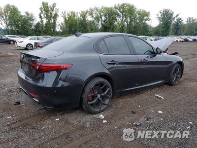 Trzecie zdjęcie samochodu z tyłu: 2018 ALFA ROMEO GIULIA TI Q4 VIN:ZARFAEEN3J7597622 - miniatura