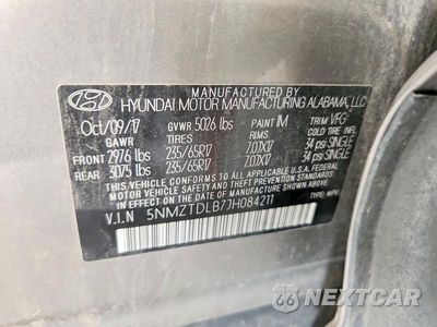 Zdjęcie 13 z 13 samochodu: 2018 HYUNDAI SANTA FE SPORT 2.4L VIN:5NMZTDLB7JH084211 - miniatura