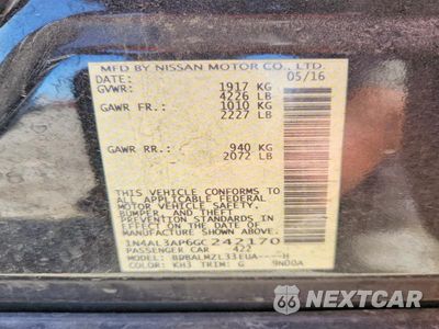 Zdjęcie 12 z 12 samochodu: 2016 NISSAN ALTIMA 2.5 SV VIN:1N4AL3AP6GC242170 - miniatura