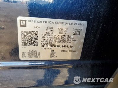 Zdjęcie 13 z 13 samochodu: 2020 CHEVROLET BLAZER 2LT VIN:3GNKBCRS8LS676130 - miniatura