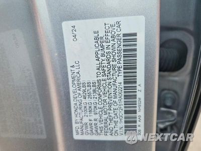 Zdjęcie 12 z 12 samochodu: 2024 HONDA ACCORD HYBRID SPORT VIN:1HGCY2F51RA062214 - miniatura