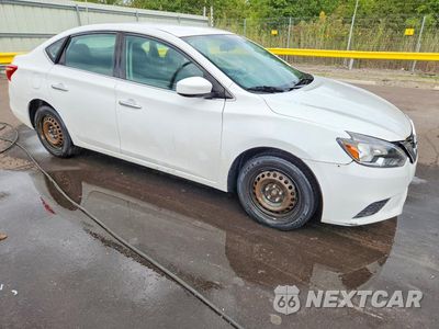 Czwarte zdjęcie samochodu z boku: 2019 NISSAN SENTRA S VIN:3N1AB7AP1KY262544 - miniatura