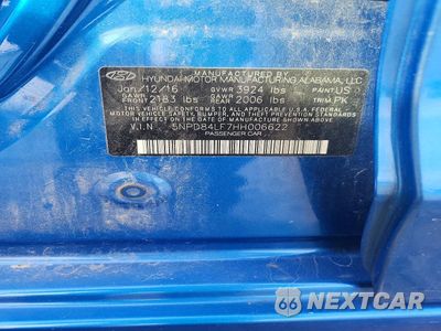 Zdjęcie 12 z 12 samochodu: 2017 HYUNDAI ELANTRA SE VIN:5NPD84LF7HH006622 - miniatura