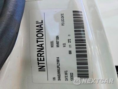 Zdjęcie 11 z 13 samochodu: 2023 INTERNATIONAL MV607 BOX TRUCK VIN:3HAEUMML8PL216614 - miniatura