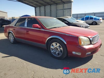 Czwarte zdjęcie samochodu z boku: 2002 CADILLAC DEVILLE DTS VIN:1G6KF57912U237118 - miniatura