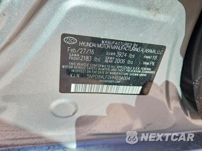 Zdjęcie 12 z 12 samochodu: 2017 HYUNDAI ELANTRA VIN:5NPD84LF0HH034004 - miniatura