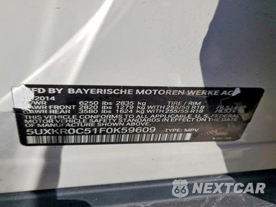 Zdjęcie 14 z 14 samochodu: 2015 BMW X5 XDRIVE35I VIN:5UXKR0C51F0K59609 - miniatura