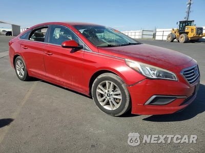 Czwarte zdjęcie samochodu z boku: 2017 HYUNDAI SONATA SE VIN:5NPE24AF0HH572873 - miniatura