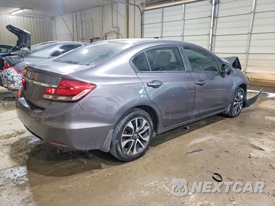 Trzecie zdjęcie samochodu z tyłu: 2015 HONDA CIVIC EX VIN:19XFB2F80FE011710 - miniatura