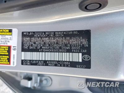 Zdjęcie 13 z 13 samochodu: 2025 TOYOTA CAMRY LE VIN:4T1DAACK6SU538002 - miniatura
