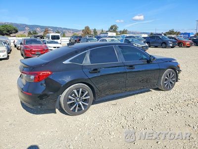 Trzecie zdjęcie samochodu z tyłu: 2024 HONDA CIVIC EX VIN:2HGFE1F7XRH321107 - miniatura