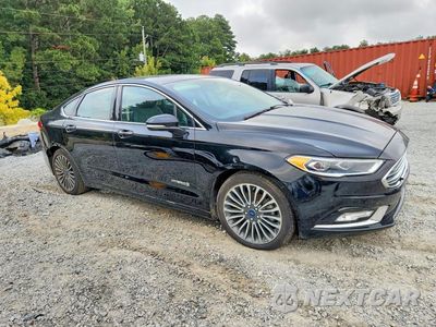 Czwarte zdjęcie samochodu z boku: 2018 FORD FUSION TITANIUM/PLATINUM HEV VIN:3FA6P0RU8JR124388 - miniatura