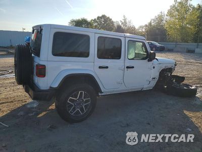 Trzecie zdjęcie samochodu z tyłu: 2025 JEEP WRANGLER SAHARA VIN:1C4PJXEN0SW546760 - miniatura