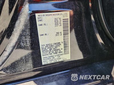 Zdjęcie 12 z 12 samochodu: 2016 NISSAN ALTIMA 2.5 SL VIN:1N4AL3AP8GC139560 - miniatura