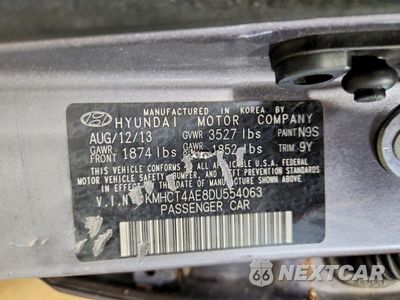 Zdjęcie 12 z 12 samochodu: 2013 HYUNDAI ACCENT GLS VIN:KMHCT4AE8DU554063 - miniatura