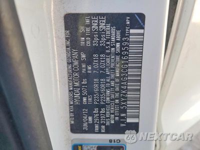 Zdjęcie 13 z 13 samochodu: 2012 HYUNDAI SANTA FE LIMITED VIN:5XYZK4AG3CG169593 - miniatura