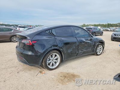 Trzecie zdjęcie samochodu z tyłu: 2021 TESLA MODEL Y VIN:5YJYGAEE3MF235962 - miniatura