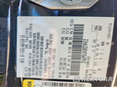 Zdjęcie 12 z 12 samochodu: 2018 FORD FUSION SE HYBRID VIN:3FA6P0LU4JR219412 - miniatura