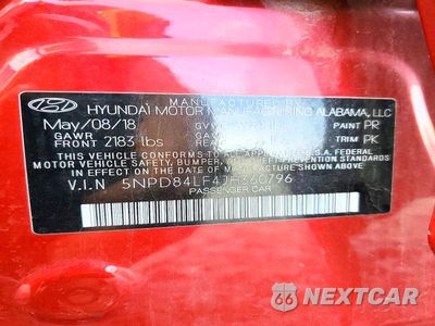 Zdjęcie 12 z 12 samochodu: 2018 HYUNDAI ELANTRA VALUE EDITION VIN:5NPD84LF4JH360796 - miniatura