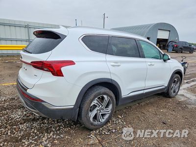 Trzecie zdjęcie samochodu z tyłu: 2021 HYUNDAI SANTA FE SEL VIN:5NMS2DAJ3MH340489 - miniatura