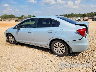 Drugie zdjęcie samochodu z przodu: 2012 HONDA CIVIC LX VIN:19XFB2F56CE078166 - miniatura