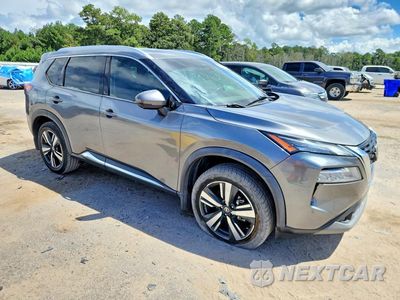 Czwarte zdjęcie samochodu z boku: 2021 NISSAN ROGUE SL VIN:5N1AT3CA7MC691125 - miniatura