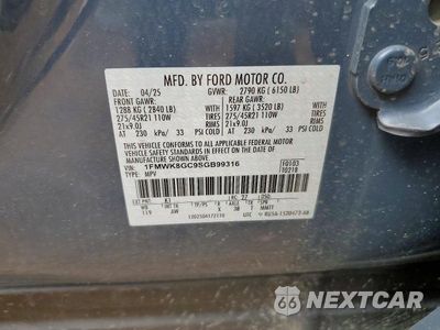 Zdjęcie 13 z 13 samochodu: 2025 FORD EXPLORER ST VIN:1FMWK8GC9SGB99316 - miniatura