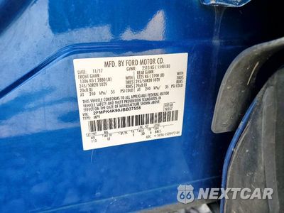Zdjęcie 13 z 13 samochodu: 2018 FORD EDGE TITANIUM VIN:2FMPK4K90JBB37558 - miniatura