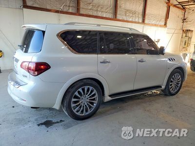 Trzecie zdjęcie samochodu z tyłu: 2016 INFINITI QX80 BASE VIN:JN8AZ2NC0G9401387 - miniatura