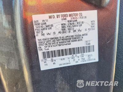 Zdjęcie 13 z 13 samochodu: 2011 FORD F150 SUPER CAB VIN:1FTFX1CF7BFD14143 - miniatura
