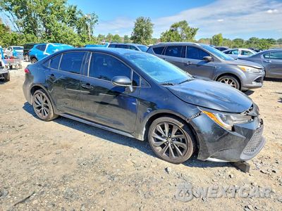 Czwarte zdjęcie samochodu z boku: 2021 TOYOTA COROLLA LE VIN:5YFEPMAE3MP232929 - miniatura
