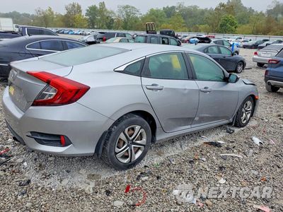 Trzecie zdjęcie samochodu z tyłu: 2018 HONDA CIVIC LX VIN:19XFC2F54JE003783 - miniatura