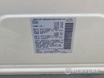 Zdjęcie 13 z 13 samochodu: 2023 NISSAN MURANO SL VIN:5N1AZ2CJ7PC131344 - miniatura