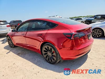 Drugie zdjęcie samochodu z przodu: 2023 TESLA MODEL 3 VIN:5YJ3E1EC6PF497137 - miniatura