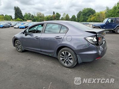 Drugie zdjęcie samochodu z przodu: 2015 HONDA CIVIC EX VIN:2HGFB2F85FH555190 - miniatura