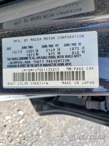Zdjęcie 12 z 12 samochodu: 2014 MAZDA 3 TOURING VIN:JM1BM1V70E1135215 - miniatura