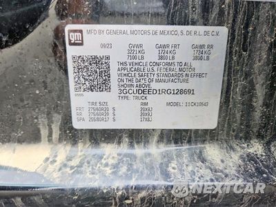 Zdjęcie 12 z 12 samochodu: 2024 CHEVROLET SILVERADO K1500 RST VIN:3GCUDEED1RG128691 - miniatura