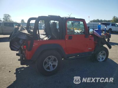 Trzecie zdjęcie samochodu z tyłu: 2003 JEEP WRANGLER / TJ RUBICON VIN:1J4FA69S43P349232 - miniatura