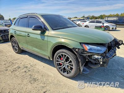 Czwarte zdjęcie samochodu z boku: 2021 AUDI SQ5 PRESTIGE VIN:WA1C4AFY9M2035578 - miniatura