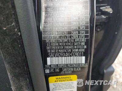 Zdjęcie 13 z 13 samochodu: 2019 LAND ROVER RANGE ROVER EVOQUE HSE VIN:SALVR2RX4KH328011 - miniatura